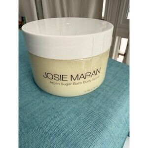New Josie Maran Argan Sugar Balm Body Scrub, Vanilla Fig, 18 fl. oz. Sealed